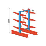 Lightweight console shelf main body 2400 x 1500 x 600 mm