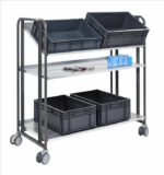 Trolley with inclined shelf 3 levels, KOKM168-3LL-ERGO