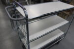 Trolley with 2 levels 1195 x 470 x 1120mm, KOKM8000-2L-CL - Image 6