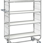 Komplekteerimise ja riiulikäru KM8000-4XL-CL,  4 tasapinnaga 1395 x 470 x 1590mm