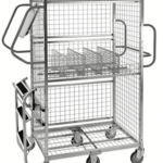 Professional picking trolley 1300 x 625 x 1200mm