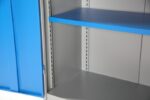 Металлический шкаф для инструментов 2000x1020x540 мм RAL 7035/5010, I74000 — изображение 4