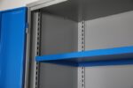 Металлический шкаф для инструментов 2000x1020x540 мм RAL 7035/5010, I74000 — изображение 5