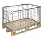 Pallet container 1220x820x640 mm opening short side, KOKM080062A1 - Image 2
