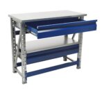 Töölaud 1000x500 mm kahe sahtli ja metallkattega, PRMAST105 - Image 7