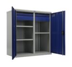 Metal cabinet for tools 1000x950x500 mm, with partition and two small drawers, PR100302 - Image 2