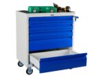 Komplekteerimiskäru 738x750x453 mm, viie sahtli ja ratastega - Image 3