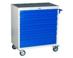 Komplekteerimiskäru 738x750x453 mm, kuue sahtli ja ratastega