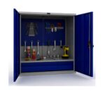 Metal cabinet for tools 1000x950x500 mm, with drawer and perforated sheet, PR021010