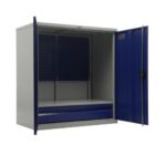 Metal cabinet for tools 1000x950x500 mm, with drawer and perforated sheet, PR021010 - Image 2
