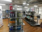 Shop shelves
