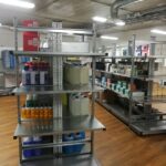Shop shelves