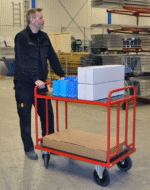 Platvormkäru 1000x600x1000mm, 500kg, KOKM731-4B - Image 4