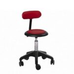 Taburet Micro- Octopus rataste ja seljatoega, kõrgus 450-580 mm, GL30328290182