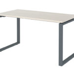 Office desk PRMTO 1200x700mm, oak bleached/dark grey