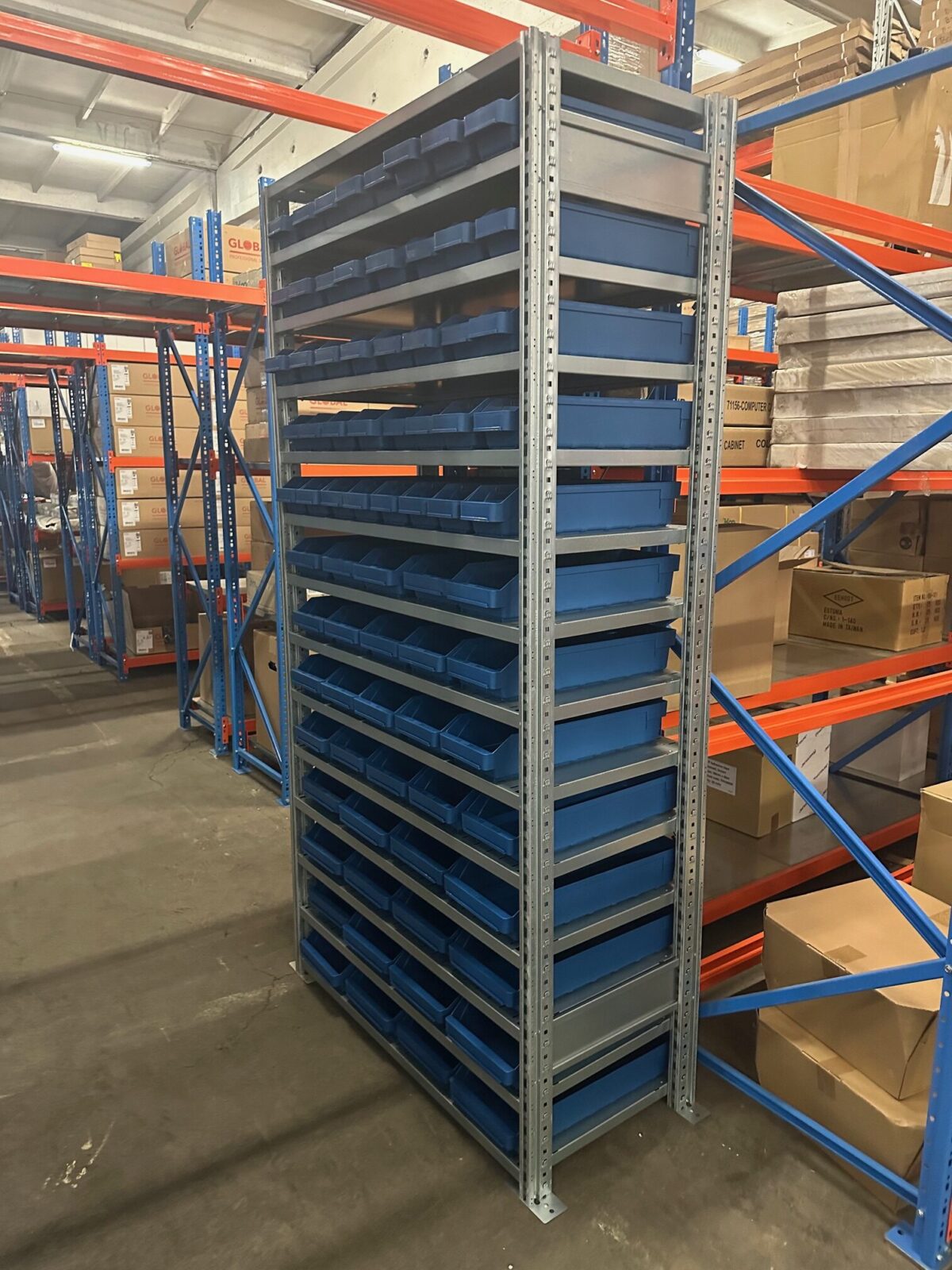 Полка для коробок 2100x994x500, 76 коробок — изображение 2