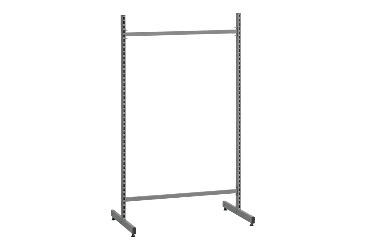 T-Rack 150 Basic Section 930x2000 mm Grey - Image 1