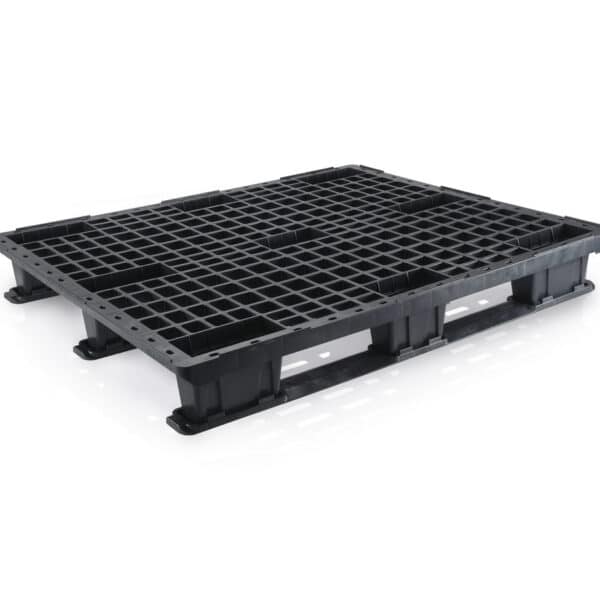 Medium plastikalus 1200x1000x160 cm, dün. 1300 kg, must, TB981260