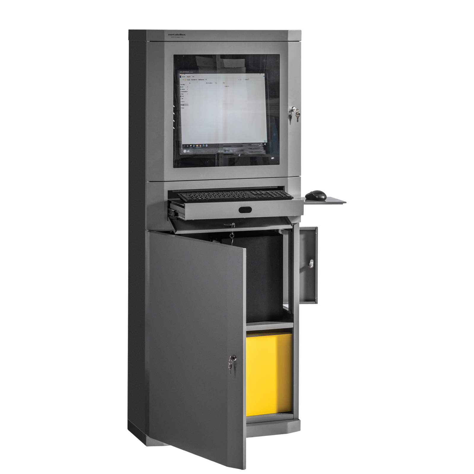 erewrw Arvutikapp 1630x650x300 mm hall, PC24 - Pilt 1