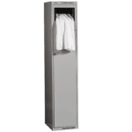 Pesukapp C380, 1820x380x450 mm klappluugiga, RAL7035 - Pilt 2